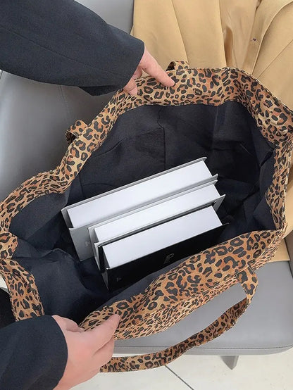 Vintage Leopard Tote