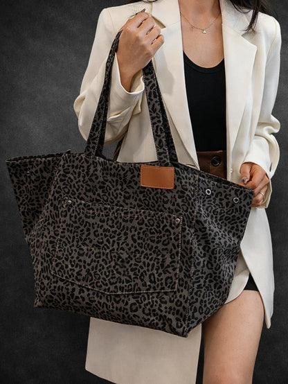 Vintage Leopard Tote