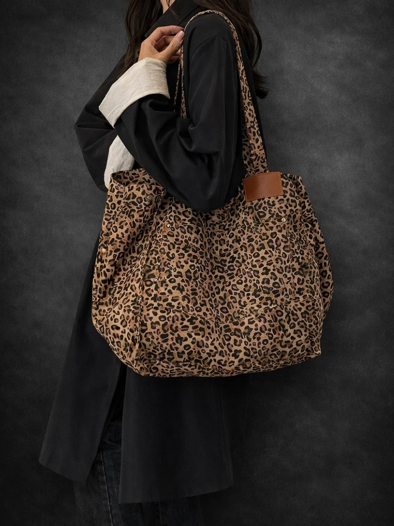 Vintage Leopard Tote