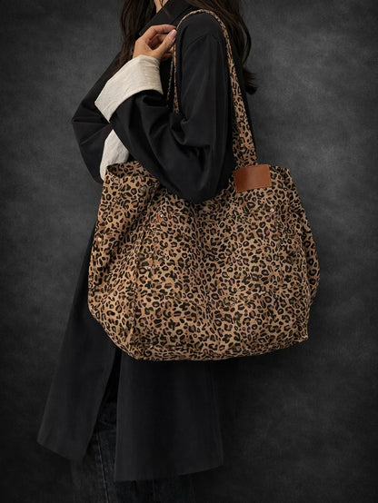 Vintage Leopard Tote