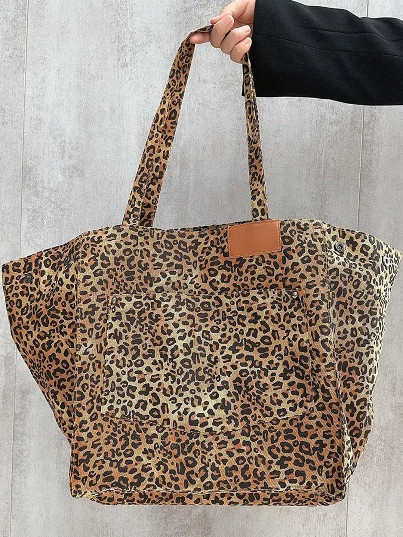 Vintage Leopard Tote