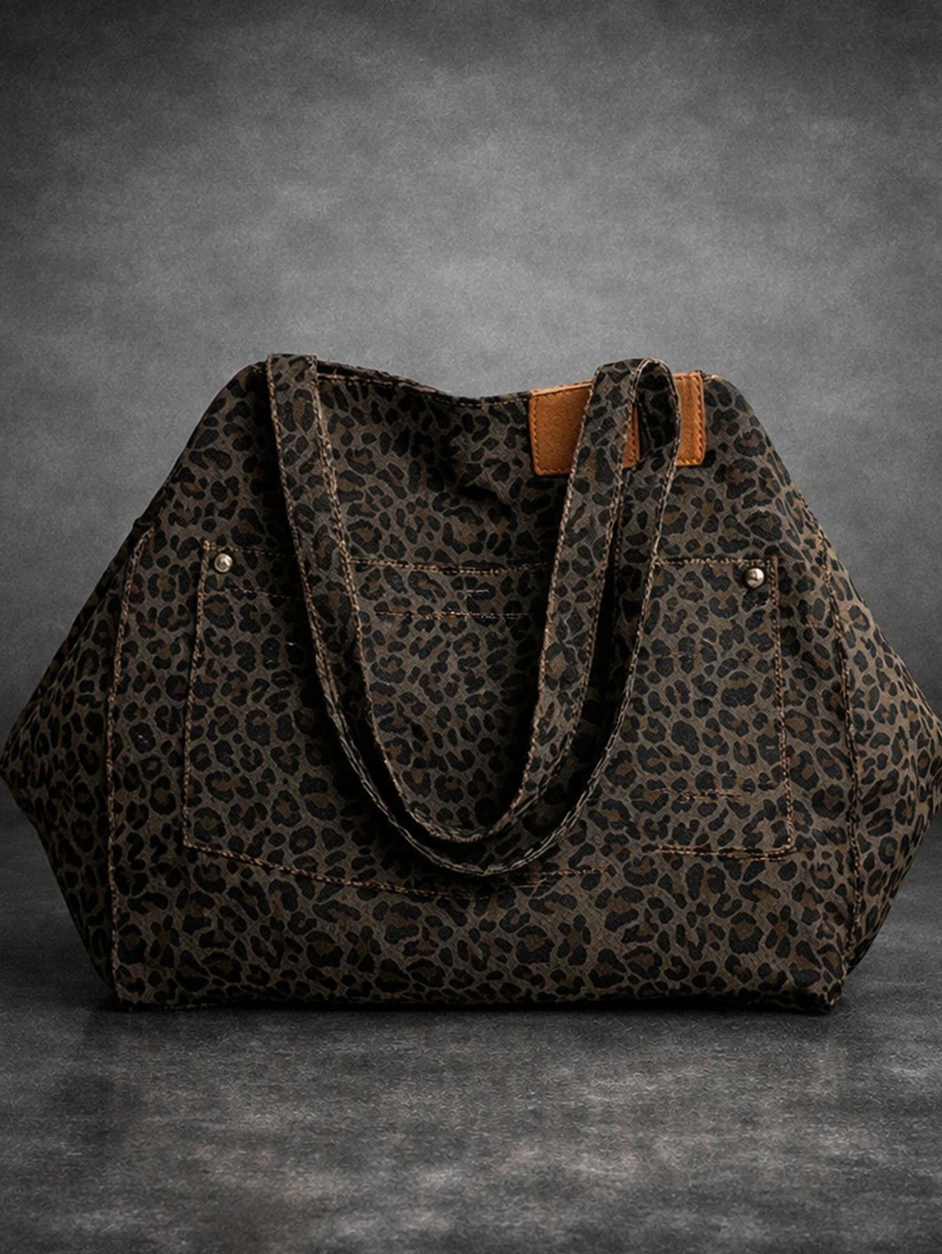 Vintage Leopard Tote