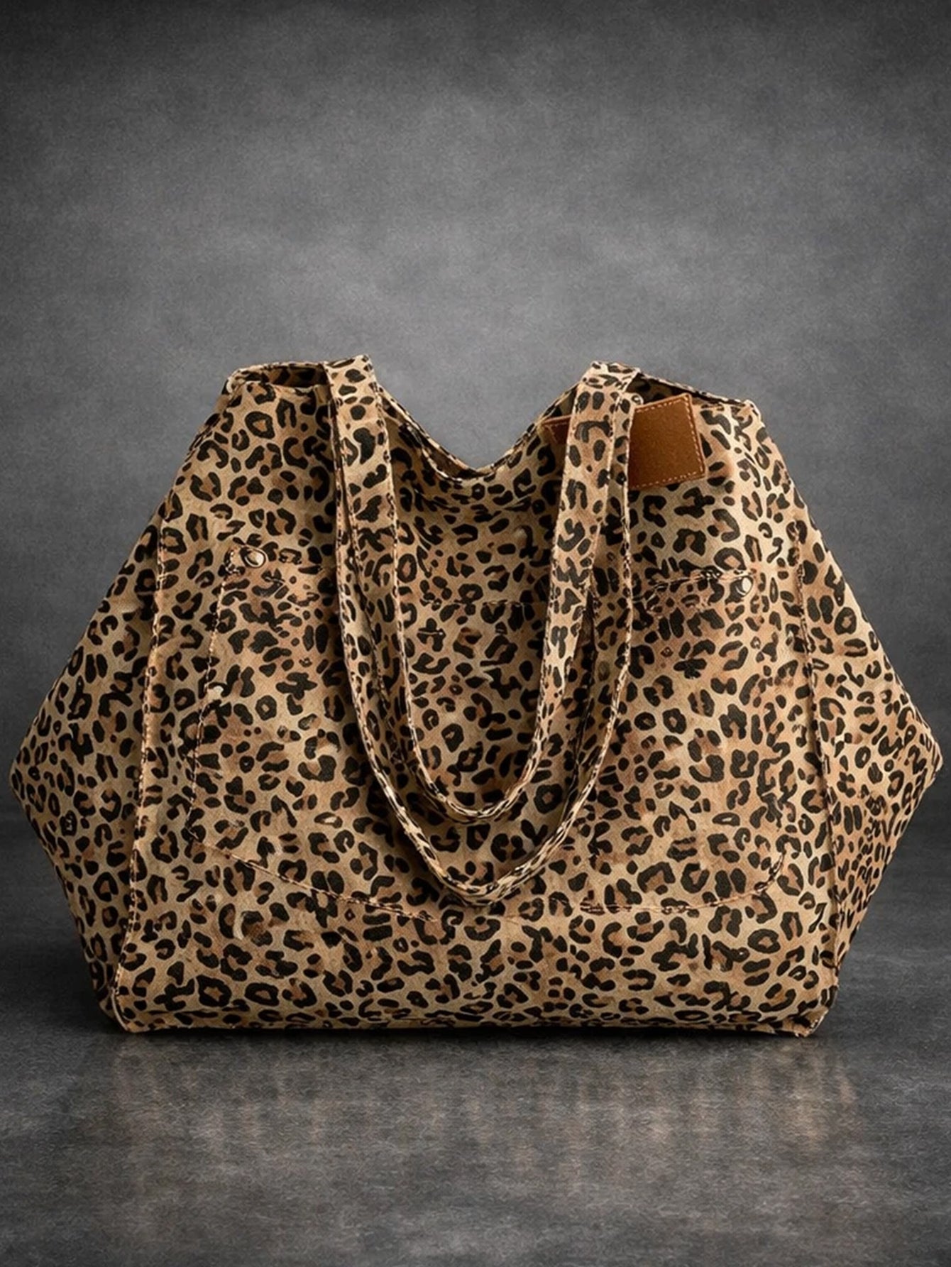 Vintage Leopard Tote